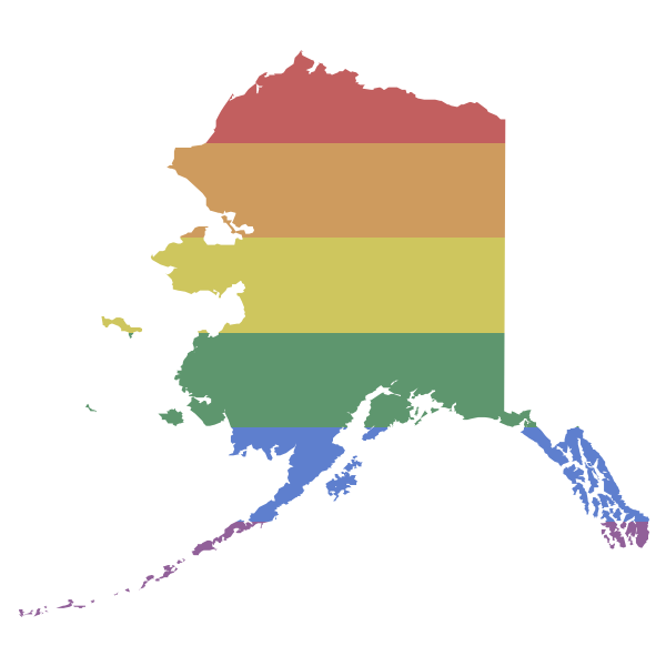 LGBT Alaska Flag