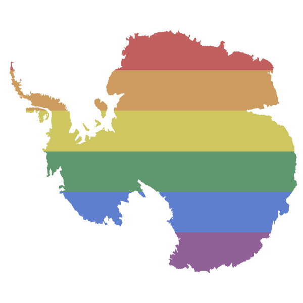LGBT Antarctica Flag