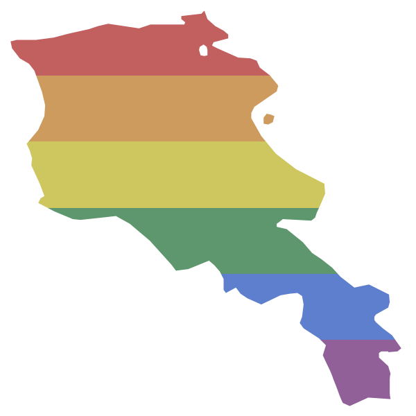 LGBT Armenia Flag