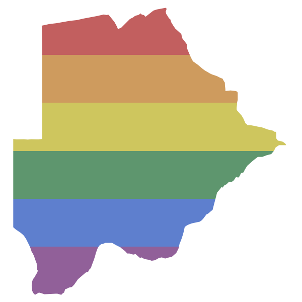 LGBT Botswana Flag