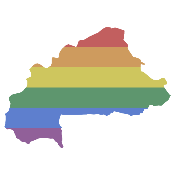 LGBT Burkina Faso Flag
