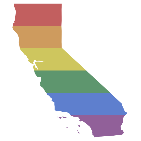 LGBT California Flag