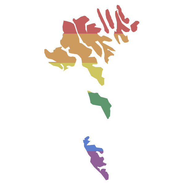 LGBT Faroe Islands Flag