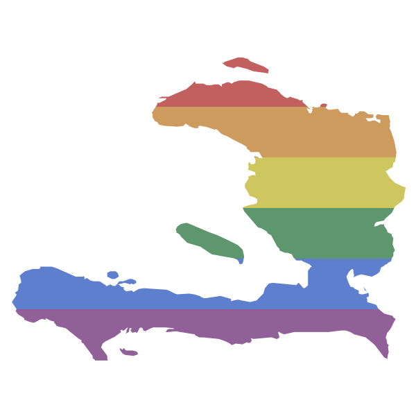 LGBT Haiti Flag