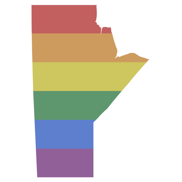 LGBT Manitoba Flag