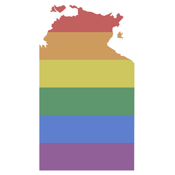 LGBT Northern Territory Flag