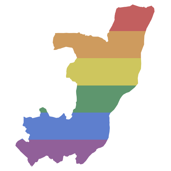 LGBT Republic of the Congo Flag