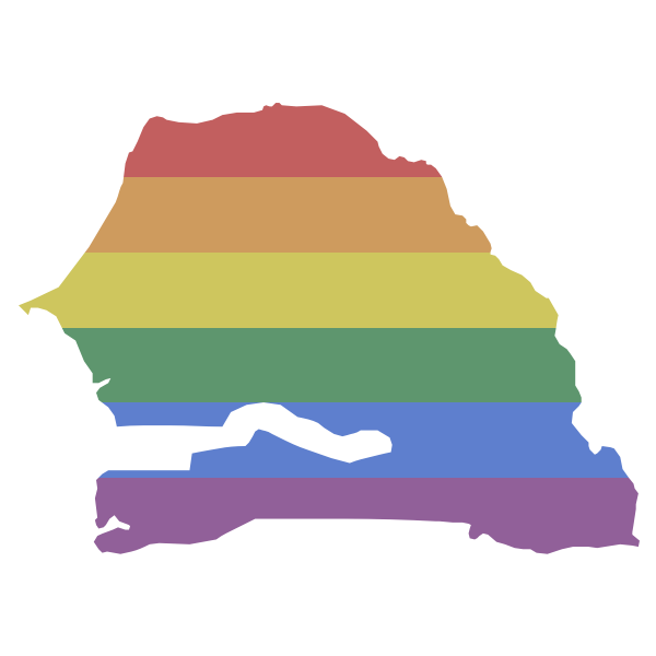 LGBT Senegal Flag