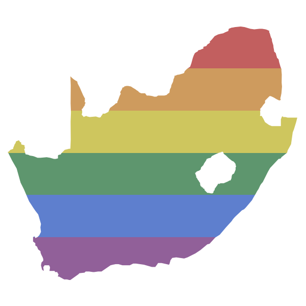 LGBT South Africa Flag