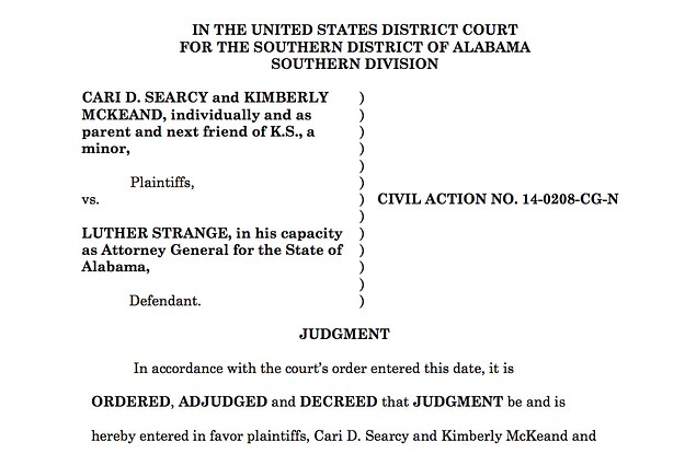 Breaking: Alabama Same-Sex Marriage Ban Unconstitutional, Federal Judge Rules