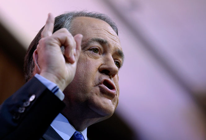 Mike Huckabee pledges to block same-sex marriage if elected president