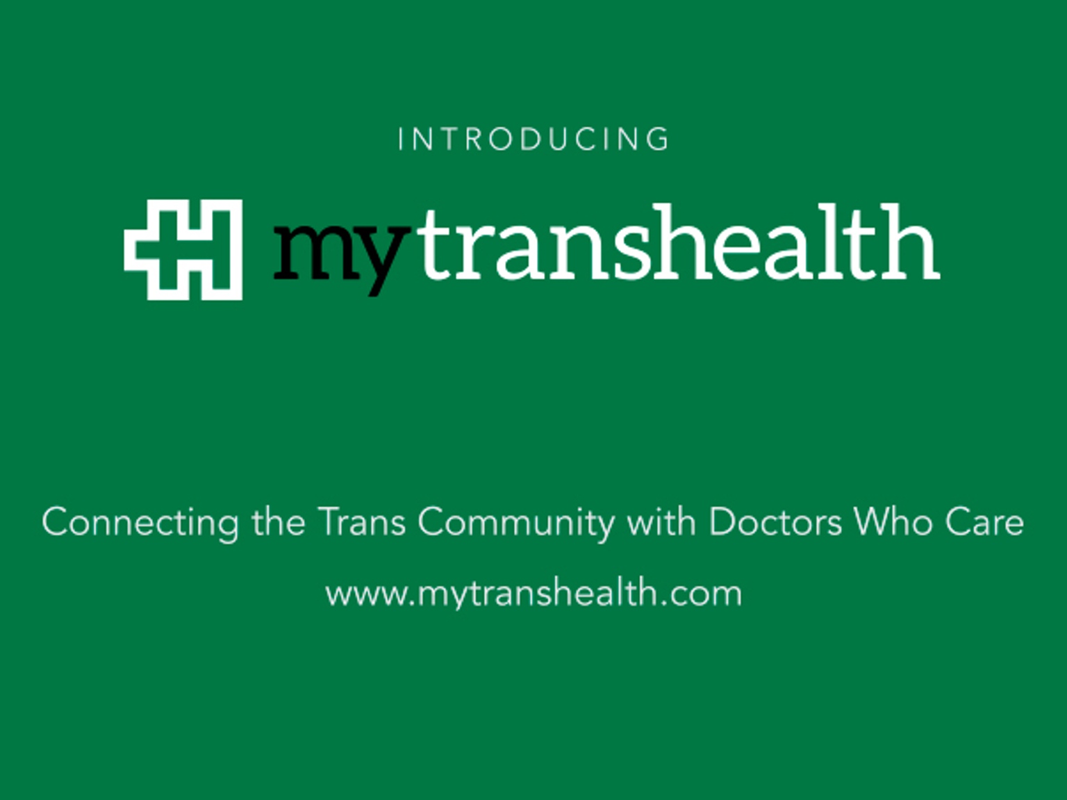 MyTransHealth, Healthcare Website for the Trans Community, Nearing Kickstarter Goal of $20,000