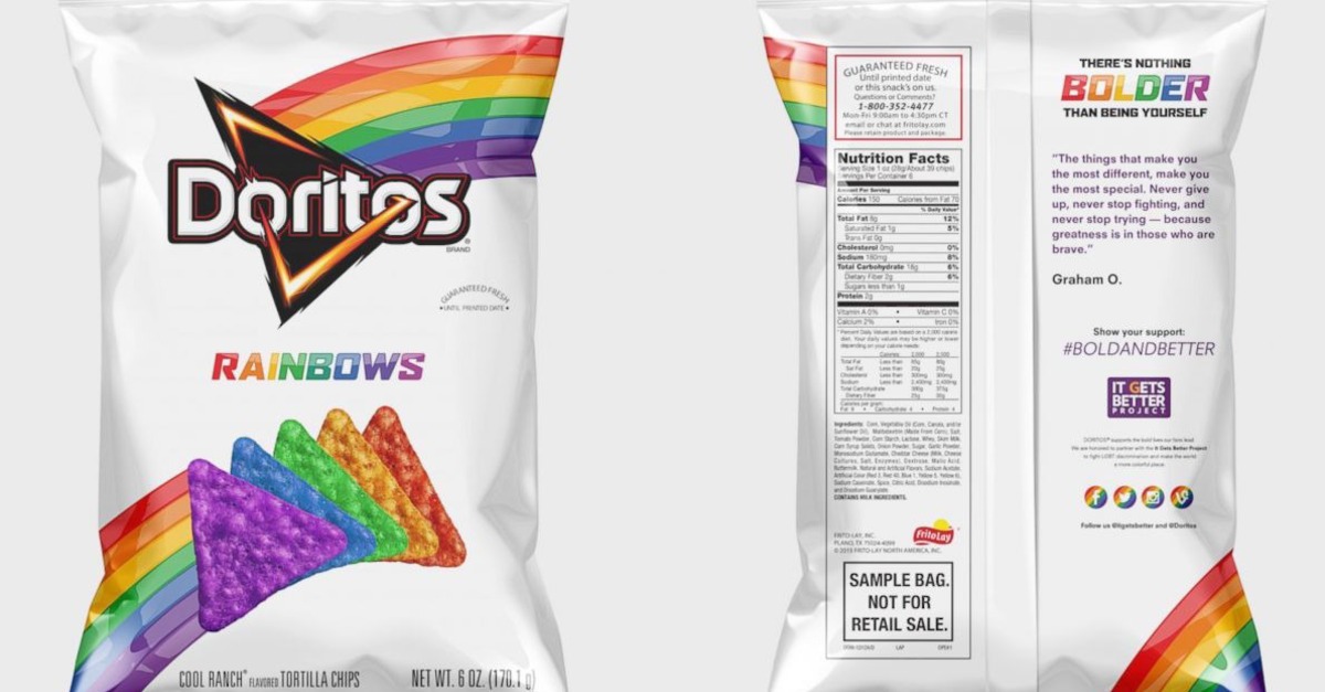 Rainbow Doritos are a tasty way to support LGBT causes
