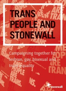 Stonewall adds Trans Rights to its LGBT Campaigning