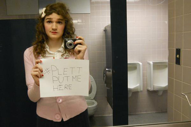 Trans People Are Protesting Discriminatory Bathroom Laws On Social Media