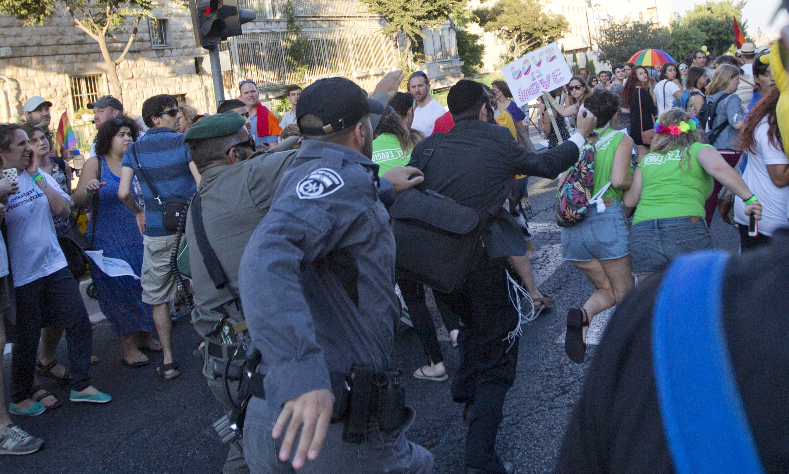 Ultra-Orthodox man stabs six people at gay pride march in Jerusalem