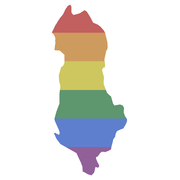 LGBT Albania Flag