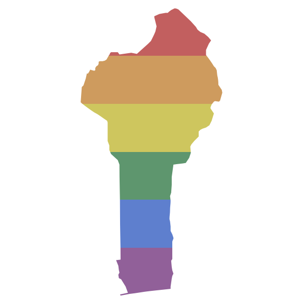 LGBT Benin Flag