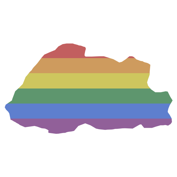 LGBT Bhutan Flag