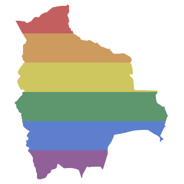 LGBT Bolivia Flag