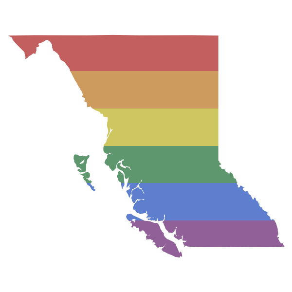 LGBT British Columbia Flag
