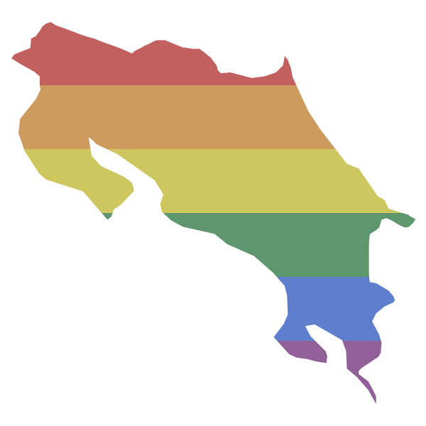 LGBT Costa Rica Flag