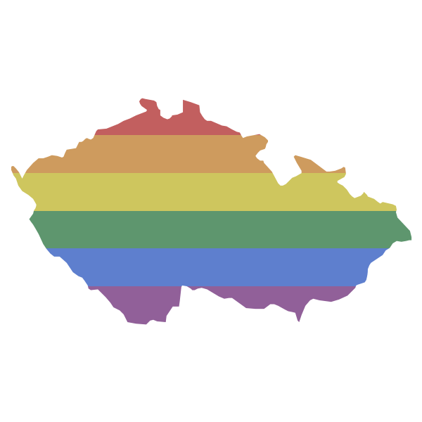 LGBT Czech Republic Flag