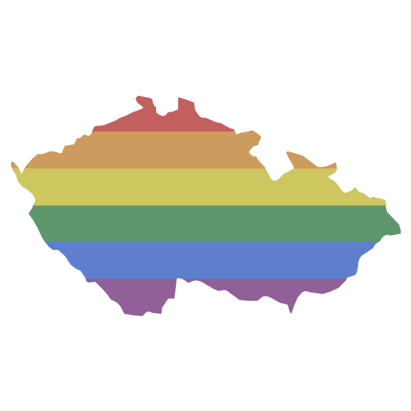 LGBT Czechia Flag