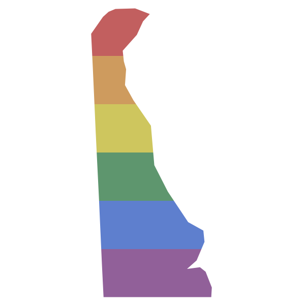 LGBT Delaware Flag