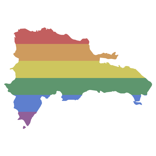 LGBT Dominican Republic Flag