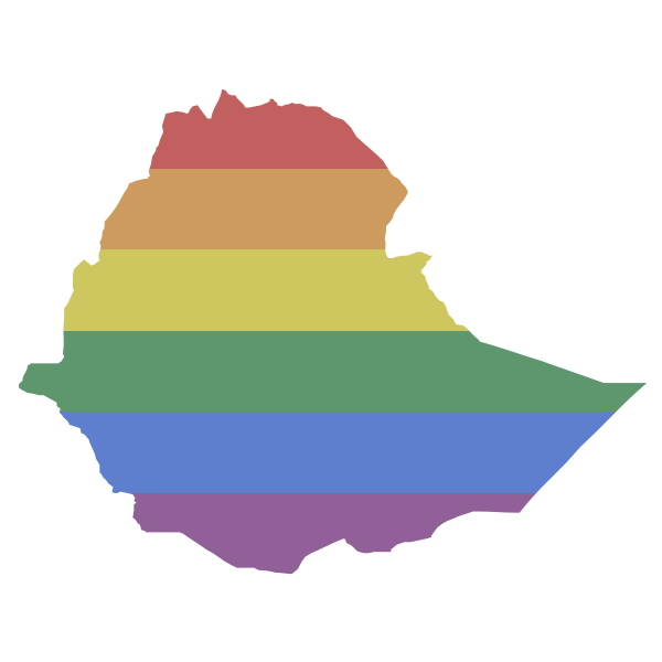 LGBT Ethiopia Flag