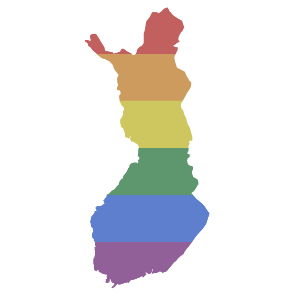 LGBT Finland Flag