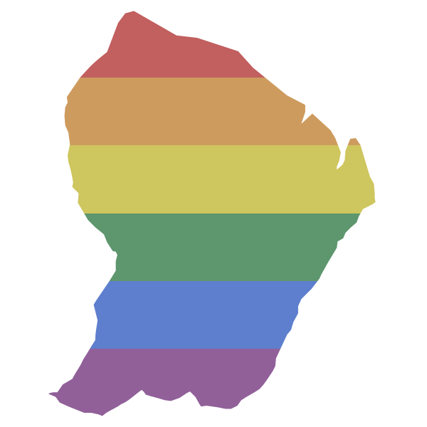 LGBT French Guiana Flag