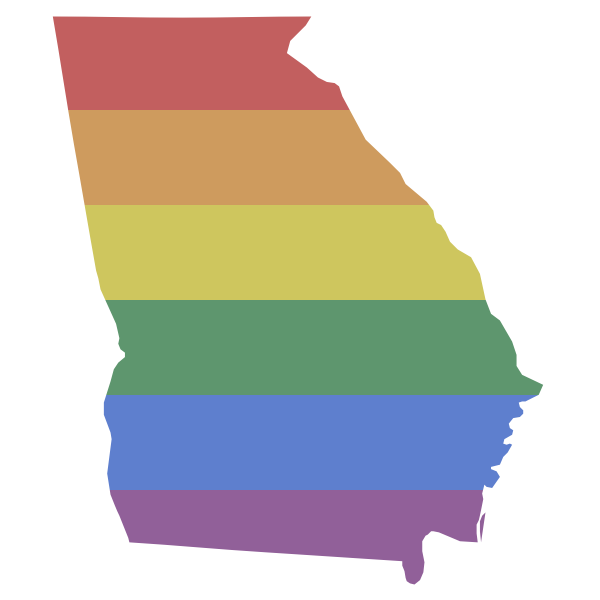 LGBT Georgia Flag