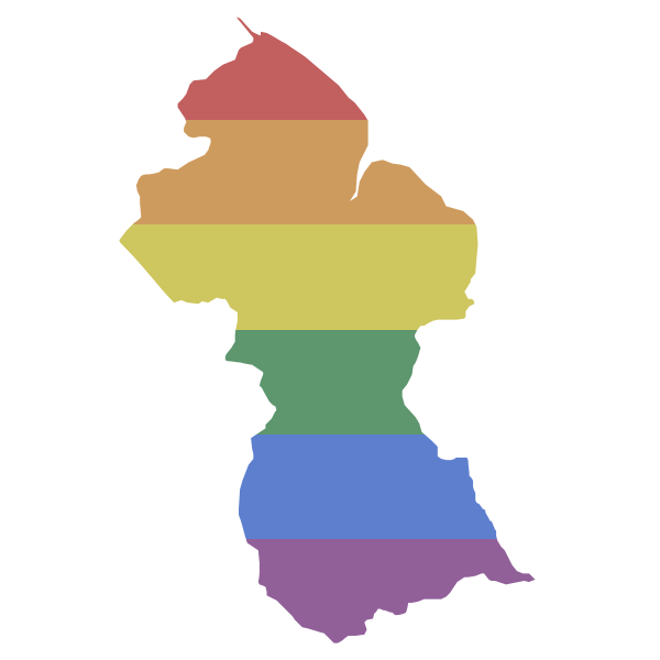 LGBT Guyana Flag