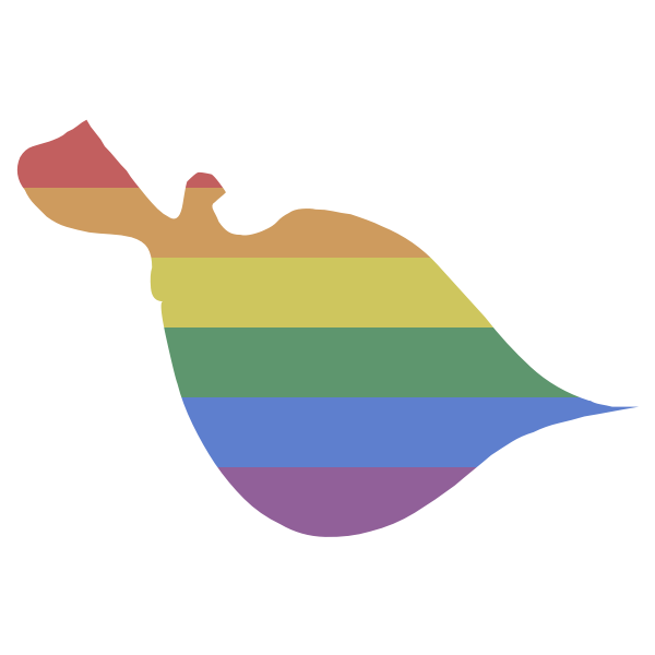 LGBT Heard Island and McDonald Islands Flag