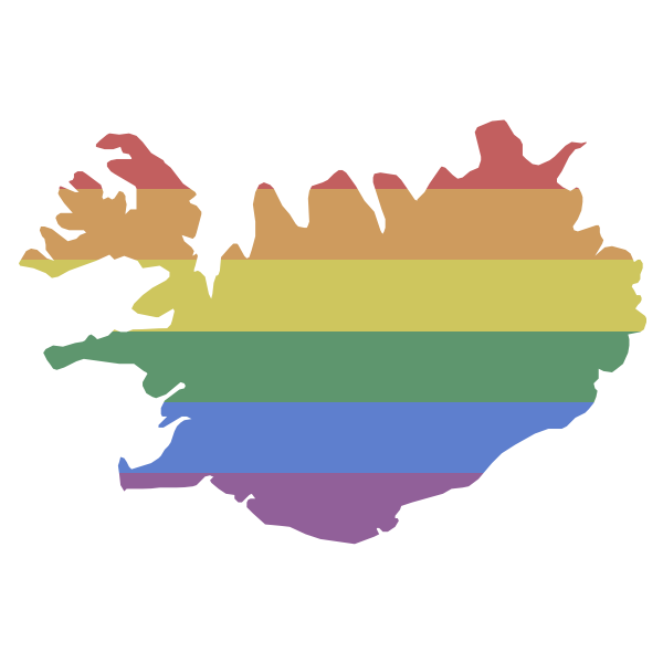 LGBT Iceland Flag