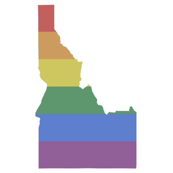 LGBT Idaho Flag