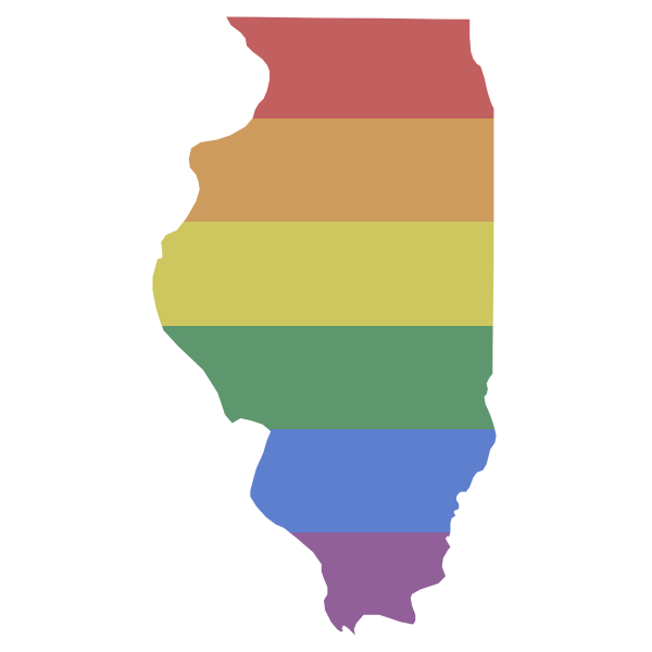 LGBT Illinois Flag