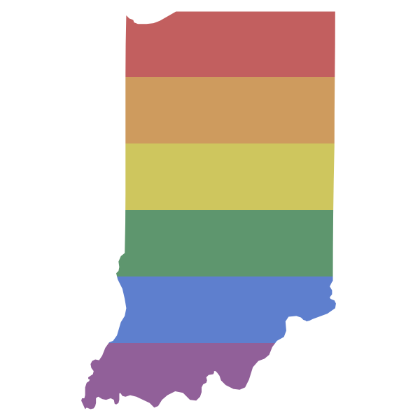 LGBT Indiana Flag