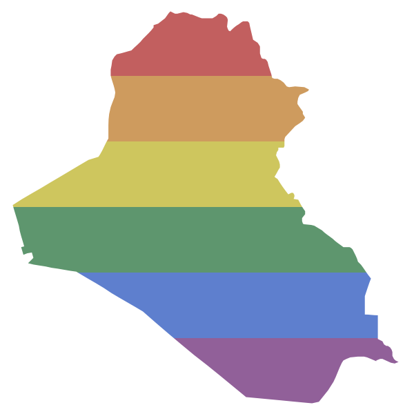 LGBT Iraq Flag