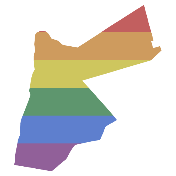 LGBT Jordan Flag