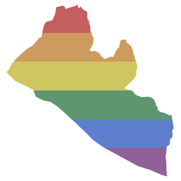 LGBT Liberia Flag