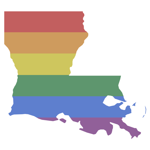 LGBT Louisiana Flag