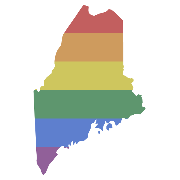 LGBT Maine Flag