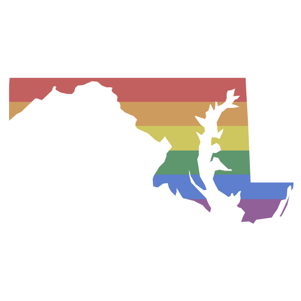 LGBT Maryland Flag