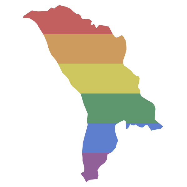 LGBT Moldova Flag