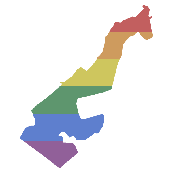 LGBT Monaco Flag