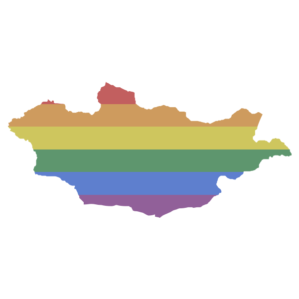 LGBT Mongolia Flag