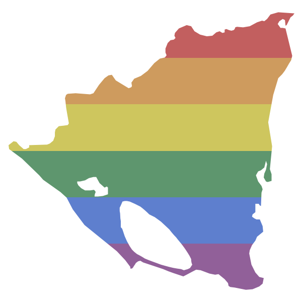 LGBT Nicaragua Flag